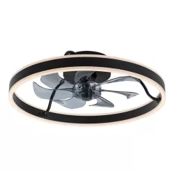 RÁBALUX 71337 FANFY Ventilátoros lámpa Fekete IP20