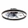 RÁBALUX 71337 FANFY Ventilátoros lámpa Fekete IP20