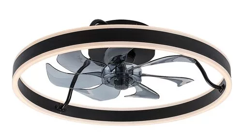 RÁBALUX 71337 FANFY Ventilátoros lámpa Fekete IP20