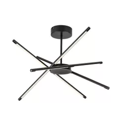   RÁBALUX 71338 HENLI2 Modern Led Függesztett Lámpa Fekete IP20