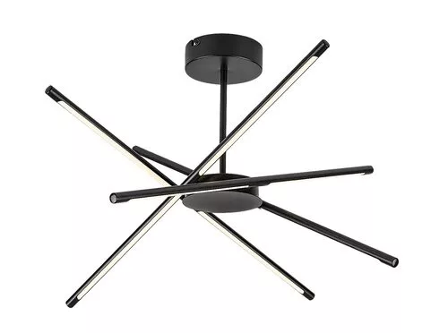 RÁBALUX 71338 HENLI2 Modern Led Függesztett Lámpa Fekete IP20