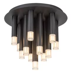   RÁBALUX 71354 RAMIRA Glamour Mennyezeti Lámpa Fekete G9 IP20