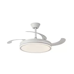 RÁBALUX 71364 FLUARA Ventilátoros lámpa Fehér IP20