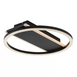   RÁBALUX 71369 KERSTIN Modern LED Mennyezeti Lámpa Fekete IP20