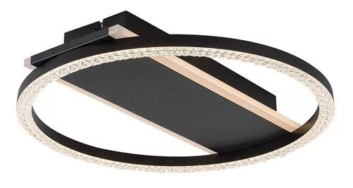 RÁBALUX 71369 KERSTIN Modern LED Mennyezeti Lámpa Fekete IP20
