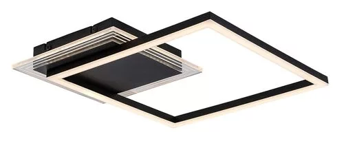 RÁBALUX 71370 OTTAVIA Modern LED Mennyezeti Lámpa Fekete IP20