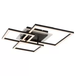   RÁBALUX 71371 OTTAVIA Modern LED Mennyezeti Lámpa Fekete IP20