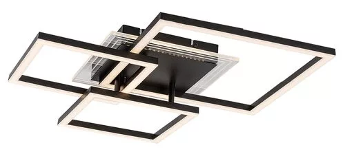 RÁBALUX 71371 OTTAVIA Modern LED Mennyezeti Lámpa Fekete IP20
