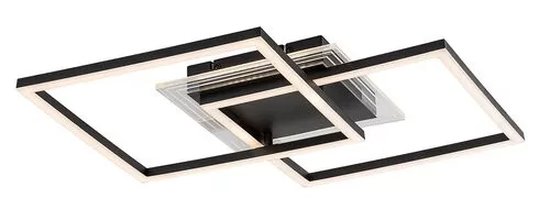 RÁBALUX 71372 OTTAVIA Modern LED Mennyezeti Lámpa Fekete IP20