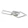 RÁBALUX 71381 ELLINOR Modern LED Mennyezeti Lámpa Króm IP20