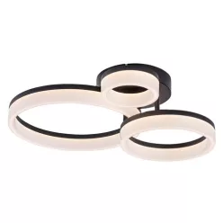   RÁBALUX 71385 AMILIA Modern LED Mennyezeti Lámpa Fekete IP20
