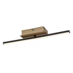   RÁBALUX 71397 DEMIR Modern LED Mennyezeti Lámpa Fekete/ Arany IP20