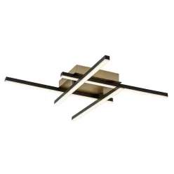   RÁBALUX 71398 DEMIR Modern LED Mennyezeti Lámpa Fekete/ Arany IP20