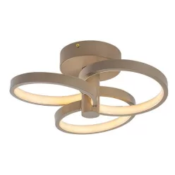   RÁBALUX 71400 ISIDORA Modern LED Mennyezeti Lámpa Grézs IP20