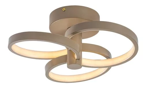 RÁBALUX 71400 ISIDORA Modern LED Mennyezeti Lámpa Grézs IP20