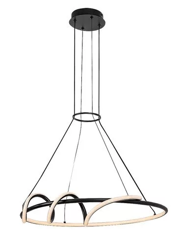 RÁBALUX 72022 MENAZI Modern Led Függesztett Lámpa Fekete IP20