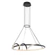 RÁBALUX 72022 MENAZI Modern Led Függesztett Lámpa Fekete IP20