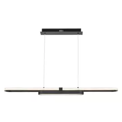   RÁBALUX 72030 CONTESSA Modern Led Függesztett Lámpa Fekete IP20
