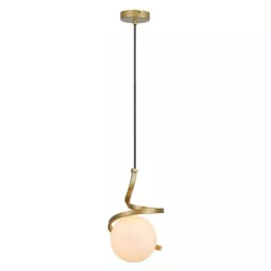   RÁBALUX 72126 SARABI Glamour Függesztett Lámpa Arany E27 IP20
