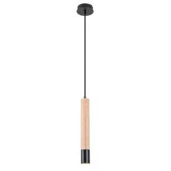   RÁBALUX 72131 BRAULIA Hengeres Függesztett Lámpa Bükk GU10 IP20