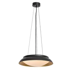   RÁBALUX 72134 HAFSA Modern Led Függesztett Lámpa Fekete/ Arany IP20