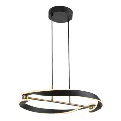   RÁBALUX 72149 ADALIND Modern Led Függesztett Lámpa Fekete/ Arany IP20
