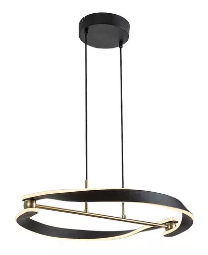 RÁBALUX 72149 ADALIND Modern Led Függesztett Lámpa Fekete/ Arany IP20
