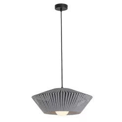   RÁBALUX 72150 REVAN Modern Függesztett Lámpa Fekete E27 IP20