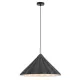 RÁBALUX 72164 LINAVO Modern Függesztett Lámpa Fekete E27 IP20