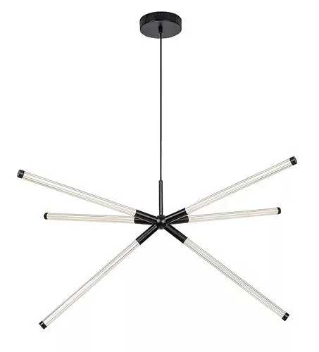 RÁBALUX 72168 NIVARO Modern Led Függesztett Lámpa Fekete IP20