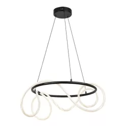   RÁBALUX 72191 MONTEMA Modern Led Függesztett Lámpa Fekete IP20