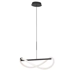   RÁBALUX 72252 SERENA Modern Led Függesztett Lámpa Fekete IP20