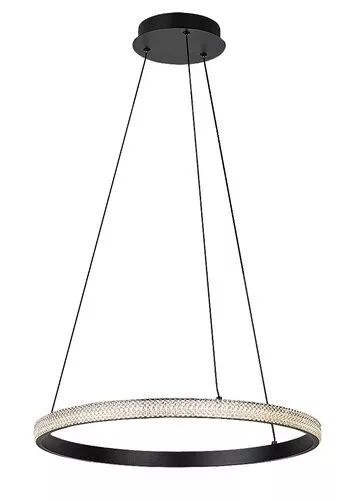 RÁBALUX 72258 GRETE Modern Led Függesztett Lámpa Fekete IP20