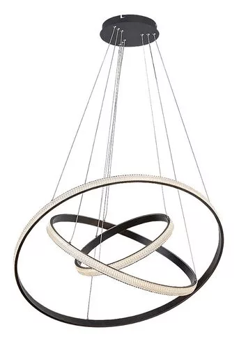 RÁBALUX 72260 GRETE Modern Led Függesztett Lámpa Fekete IP20