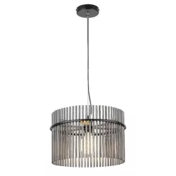   RÁBALUX 72261 INESA Modern Függesztett Lámpa Matt Fekete E27 IP20