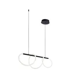   RÁBALUX 72269 MONTEMA Modern Led Függesztett Lámpa Fekete IP20