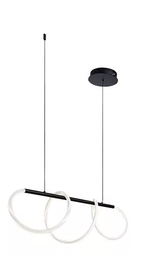 RÁBALUX 72269 MONTEMA Modern Led Függesztett Lámpa Fekete IP20