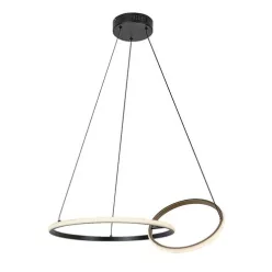   RÁBALUX 72296 EMILION Modern Led Függesztett Lámpa Fekete/ Arany IP20