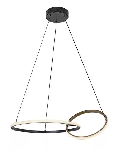 RÁBALUX 72296 EMILION Modern Led Függesztett Lámpa Fekete/ Arany IP20