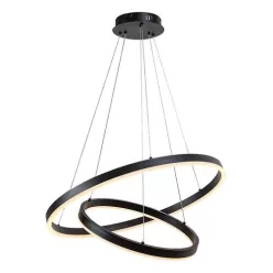   RÁBALUX 72305 ISAURE Modern Led Függesztett Lámpa Fekete IP20