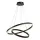 RÁBALUX 72305 ISAURE Modern Led Függesztett Lámpa Fekete IP20