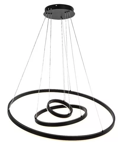 RÁBALUX 72306 ISAURE Modern Led Függesztett Lámpa Fekete IP20