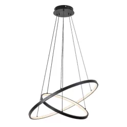   RÁBALUX 72345 BELIZA Modern Led Függesztett Lámpa Fekete IP20