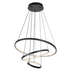   RÁBALUX 72346 BELIZA Modern Led Függesztett Lámpa Fekete IP20