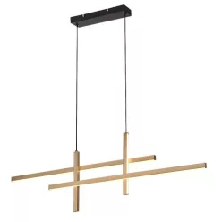   RÁBALUX 72366 SEVERINE Modern Led Függesztett Lámpa Fekete/ Arany IP20