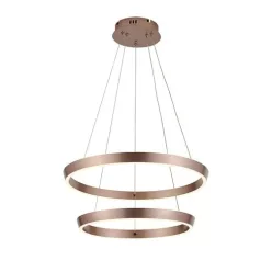   RÁBALUX 72403 NEVIRA Modern Led Függesztett Lámpa Csiszolt Kávébarna IP20