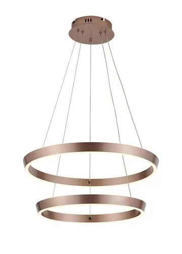 RÁBALUX 72403 NEVIRA Modern Led Függesztett Lámpa Csiszolt Kávébarna IP20