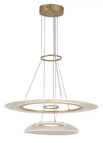 RÁBALUX 72412 ZOFRAEL Modern Led Függesztett Lámpa Arany IP20