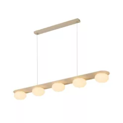   RÁBALUX 72462 GLOWBELLS Többágú Függesztett Lámpa Grézs G9 IP20