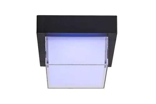 RÁBALUX 7247 DURBE Modern Kültéri Mennyezeti Lámpa Fekete IP44